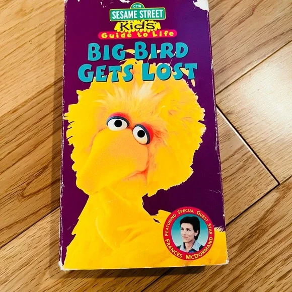 Big Bird Sesame Street Vhs VTG Sesame Street Big Bird's Story Time VHS
